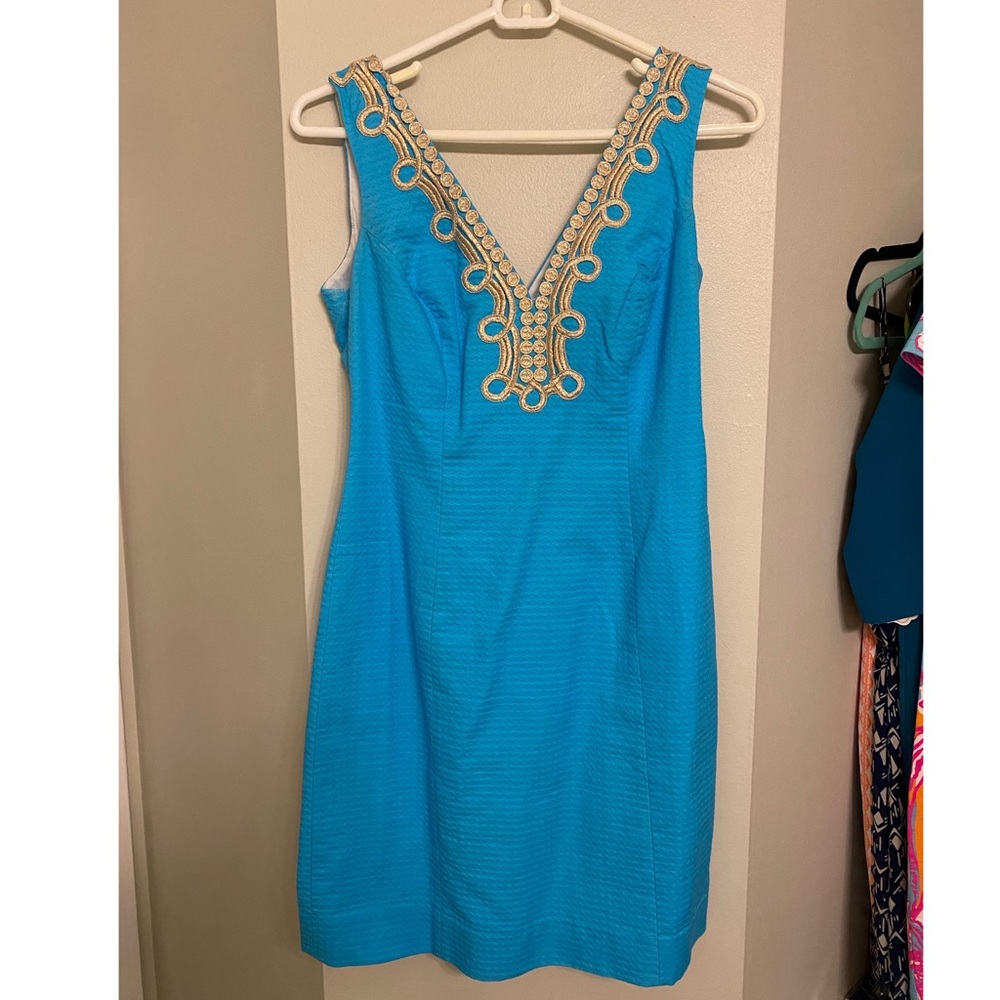 Turquoise and Good Lilly Pulitzer Dress